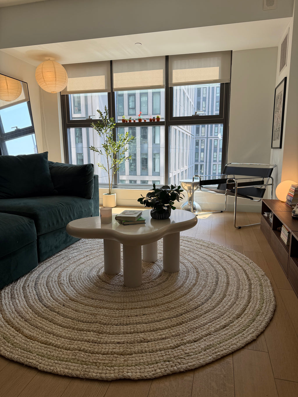 Palm Area Rug Round