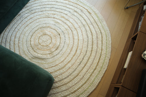 Palm Area Rug Round